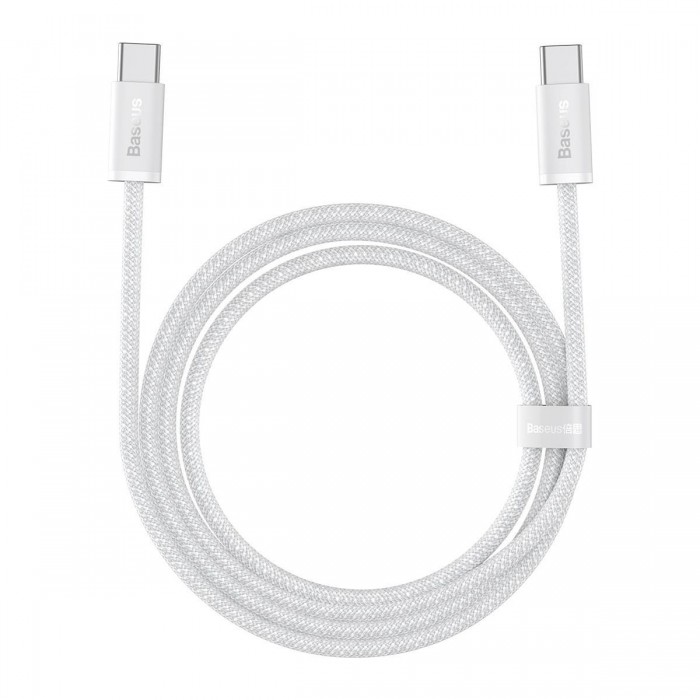 Καλώδιο Φόρτισης USB TypeC Σε TypeC 2m Λευκό CALD000302 BASEUS Καλώδιο Φόρτισης USB TypeC Σε TypeC 2m Λευκό CALD000302 BASEUS