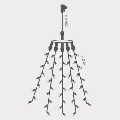 LED Χταπόδι Εξωτερικού Χώρου 3mm/5mm