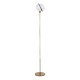 GloboStar® HUDSON 00500 Μοντέρνο Φωτιστικό Δαπέδου Μονόφωτο 1 x E27 Χρυσό Μεταλλικό Μπάλα Λευκό με Χρυσό D20 x H177cm GloboStar® HUDSON 00500 Μοντέρνο Φωτιστικό Δαπέδου Μονόφωτο 1 x E27 Χρυσό Μεταλλικό Μπάλα Λευκό με Χρυσό D20 x H177cm