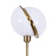 GloboStar® HUDSON 00500 Μοντέρνο Φωτιστικό Δαπέδου Μονόφωτο 1 x E27 Χρυσό Μεταλλικό Μπάλα Λευκό με Χρυσό D20 x H177cm GloboStar® HUDSON 00500 Μοντέρνο Φωτιστικό Δαπέδου Μονόφωτο 1 x E27 Χρυσό Μεταλλικό Μπάλα Λευκό με Χρυσό D20 x H177cm