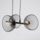 GloboStar® VERONA 00586 Μοντέρνο Κρεμαστό Φωτιστικό Οροφής Τρίφωτο 3 x E27 Μαύρο Μεταλλικό Πλέγμα Μ50 x Π28 x Υ20cm GloboStar® VERONA 00586 Μοντέρνο Κρεμαστό Φωτιστικό Οροφής Τρίφωτο 3 x E27 Μαύρο Μεταλλικό Πλέγμα Μ50 x Π28 x Υ20cm
