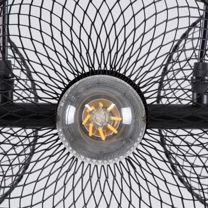 GloboStar® VERONA 00586 Μοντέρνο Κρεμαστό Φωτιστικό Οροφής Τρίφωτο 3 x E27 Μαύρο Μεταλλικό Πλέγμα Μ50 x Π28 x Υ20cm GloboStar® VERONA 00586 Μοντέρνο Κρεμαστό Φωτιστικό Οροφής Τρίφωτο 3 x E27 Μαύρο Μεταλλικό Πλέγμα Μ50 x Π28 x Υ20cm