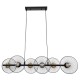 GloboStar® VERONA 00587 Μοντέρνο Κρεμαστό Φωτιστικό Οροφής Πολύφωτο 6 x E27 Μαύρο Μεταλλικό Πλέγμα Μ100 x Π28 x Υ20cm GloboStar® VERONA 00587 Μοντέρνο Κρεμαστό Φωτιστικό Οροφής Πολύφωτο 6 x E27 Μαύρο Μεταλλικό Πλέγμα Μ100 x Π28 x Υ20cm