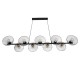 GloboStar® VERONA 00588 Μοντέρνο Κρεμαστό Φωτιστικό Οροφής Πολύφωτο 9 x E27 Μαύρο Μεταλλικό Πλέγμα Μ140 x Π28 x Υ20cm GloboStar® VERONA 00588 Μοντέρνο Κρεμαστό Φωτιστικό Οροφής Πολύφωτο 9 x E27 Μαύρο Μεταλλικό Πλέγμα Μ140 x Π28 x Υ20cm
