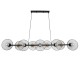 GloboStar® VERONA 00588 Μοντέρνο Κρεμαστό Φωτιστικό Οροφής Πολύφωτο 9 x E27 Μαύρο Μεταλλικό Πλέγμα Μ140 x Π28 x Υ20cm GloboStar® VERONA 00588 Μοντέρνο Κρεμαστό Φωτιστικό Οροφής Πολύφωτο 9 x E27 Μαύρο Μεταλλικό Πλέγμα Μ140 x Π28 x Υ20cm