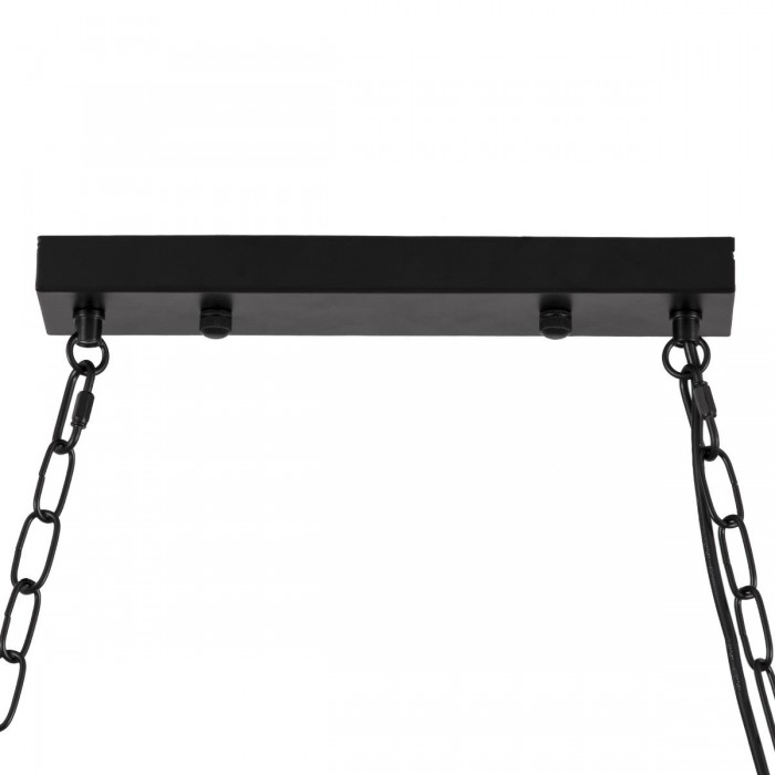 GLOBOSTAR® VIKING 00607 Vintage Κρεμαστό Φωτιστικό Οροφής με Ντουί 10 x E27 AC 220-240V IP20 - Καφε & Μπεζ - Μ108 x Π11 x Υ220cm GLOBOSTAR® VIKING 00607 Vintage Κρεμαστό Φωτιστικό Οροφής με Ντουί 10 x E27 AC 220-240V IP20 - Καφε & Μπεζ - Μ108 x Π11 x Υ220cm