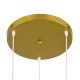 GloboStar® TRIANGLE 00620 Μοντέρνο Κρεμαστό Φωτιστικό Οροφής Τρίφωτο 3 x E27 Χρυσό Μεταλλικό Πλέγμα Φ49 x Y130cm GloboStar® TRIANGLE 00620 Μοντέρνο Κρεμαστό Φωτιστικό Οροφής Τρίφωτο 3 x E27 Χρυσό Μεταλλικό Πλέγμα Φ49 x Y130cm