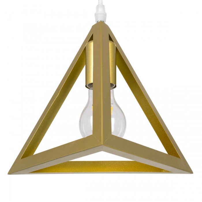 GloboStar® TRIANGLE 00625 Μοντέρνο Κρεμαστό Φωτιστικό Οροφής Τρίφωτο 3 x E27 Χρυσό Μεταλλικό Πλέγμα Μ70 x Π22 x Y130cm GloboStar® TRIANGLE 00625 Μοντέρνο Κρεμαστό Φωτιστικό Οροφής Τρίφωτο 3 x E27 Χρυσό Μεταλλικό Πλέγμα Μ70 x Π22 x Y130cm