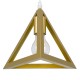 GloboStar® TRIANGLE 00625 Μοντέρνο Κρεμαστό Φωτιστικό Οροφής Τρίφωτο 3 x E27 Χρυσό Μεταλλικό Πλέγμα Μ70 x Π22 x Y130cm GloboStar® TRIANGLE 00625 Μοντέρνο Κρεμαστό Φωτιστικό Οροφής Τρίφωτο 3 x E27 Χρυσό Μεταλλικό Πλέγμα Μ70 x Π22 x Y130cm