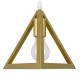 GloboStar® TRIANGLE 00625 Μοντέρνο Κρεμαστό Φωτιστικό Οροφής Τρίφωτο 3 x E27 Χρυσό Μεταλλικό Πλέγμα Μ70 x Π22 x Y130cm GloboStar® TRIANGLE 00625 Μοντέρνο Κρεμαστό Φωτιστικό Οροφής Τρίφωτο 3 x E27 Χρυσό Μεταλλικό Πλέγμα Μ70 x Π22 x Y130cm
