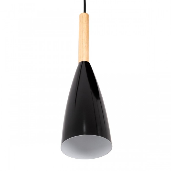 GloboStar® DILLON 00626 Μοντέρνο Κρεμαστό Φωτιστικό Οροφής Τρίφωτο 3 x E27 Μαύρο Μεταλλικό Καμπάνα Φ26 x Υ130cm