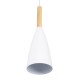 GloboStar® DILLON 00629 Μοντέρνο Κρεμαστό Φωτιστικό Οροφής Πολύφωτο 6 x E27 Λευκό Μεταλλικό Καμπάνα Φ52 x Υ130cm