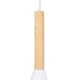 GloboStar® DILLON 00629 Μοντέρνο Κρεμαστό Φωτιστικό Οροφής Πολύφωτο 6 x E27 Λευκό Μεταλλικό Καμπάνα Φ52 x Υ130cm