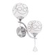 GloboStar® CANTER 00635 Μοντέρνο Φωτιστικό Τοίχου Απλίκα Δίφωτο Μεταλλικό με Διάφανο Γυαλί Μ32 x Π15 x Υ40cm GloboStar® CANTER 00635 Μοντέρνο Φωτιστικό Τοίχου Απλίκα Δίφωτο Μεταλλικό με Διάφανο Γυαλί Μ32 x Π15 x Υ40cm
