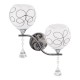 GloboStar® CANTER 00635 Μοντέρνο Φωτιστικό Τοίχου Απλίκα Δίφωτο Μεταλλικό με Διάφανο Γυαλί Μ32 x Π15 x Υ40cm GloboStar® CANTER 00635 Μοντέρνο Φωτιστικό Τοίχου Απλίκα Δίφωτο Μεταλλικό με Διάφανο Γυαλί Μ32 x Π15 x Υ40cm