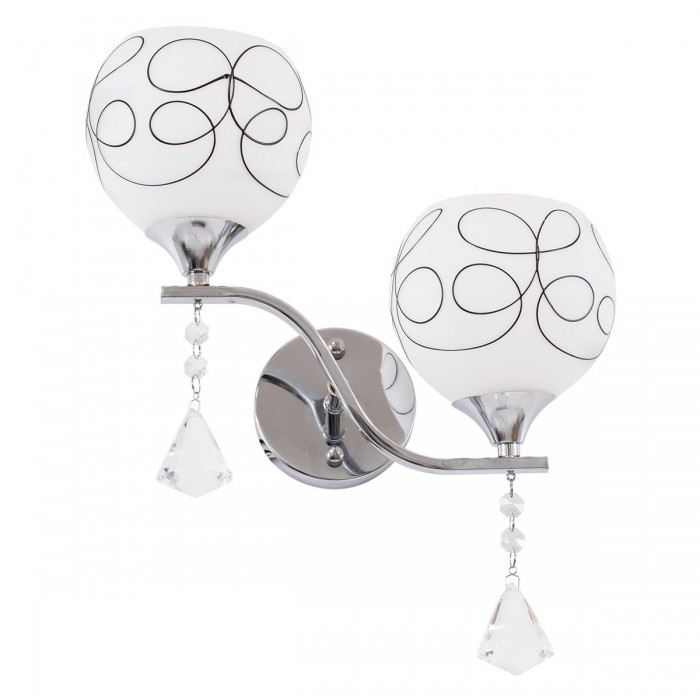 GloboStar® CANTER 00635 Μοντέρνο Φωτιστικό Τοίχου Απλίκα Δίφωτο Μεταλλικό με Διάφανο Γυαλί Μ32 x Π15 x Υ40cm GloboStar® CANTER 00635 Μοντέρνο Φωτιστικό Τοίχου Απλίκα Δίφωτο Μεταλλικό με Διάφανο Γυαλί Μ32 x Π15 x Υ40cm