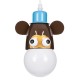 GloboStar® MONKEY 00640 Μοντέρνο Κρεμαστό Παιδικό Φωτιστικό Οροφής Μονόφωτο 1 x E27 Γαλάζιο Καφέ Μεταλλικό Μ14.5 x Π10.5 x Υ13.5cm GloboStar® MONKEY 00640 Μοντέρνο Κρεμαστό Παιδικό Φωτιστικό Οροφής Μονόφωτο 1 x E27 Γαλάζιο Καφέ Μεταλλικό Μ14.5 x Π10.5 x Υ13.5cm