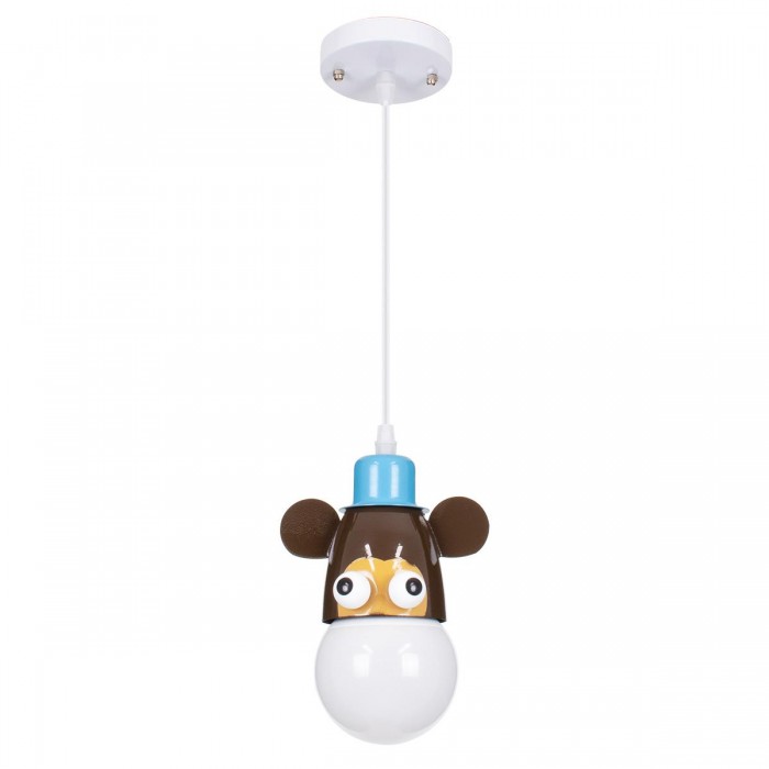 GloboStar® MONKEY 00640 Μοντέρνο Κρεμαστό Παιδικό Φωτιστικό Οροφής Μονόφωτο 1 x E27 Γαλάζιο Καφέ Μεταλλικό Μ14.5 x Π10.5 x Υ13.5cm GloboStar® MONKEY 00640 Μοντέρνο Κρεμαστό Παιδικό Φωτιστικό Οροφής Μονόφωτο 1 x E27 Γαλάζιο Καφέ Μεταλλικό Μ14.5 x Π10.5 x Υ13.5cm