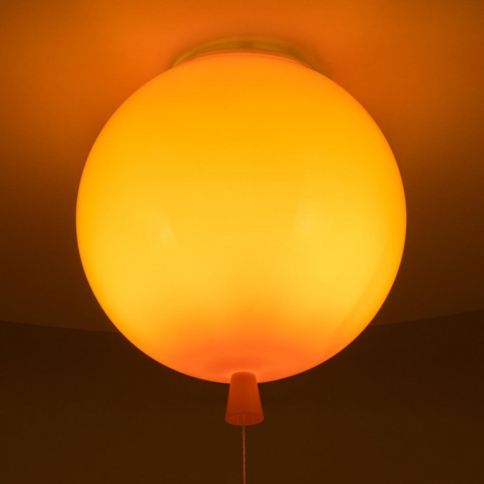 GloboStar® BALLOON 00650 Μοντέρνο Παιδικό Φωτιστικό Οροφής Μονόφωτο Πορτοκαλί Πλαστικό Μπάλα Φ30 x Υ33cm GloboStar® BALLOON 00650 Μοντέρνο Παιδικό Φωτιστικό Οροφής Μονόφωτο Πορτοκαλί Πλαστικό Μπάλα Φ30 x Υ33cm