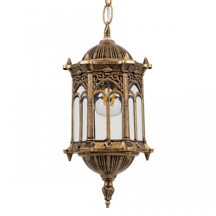 GloboStar® DARCY 00656 Vintage Κρεμαστό Φωτιστικό Οροφής Μονόφωτο 1 x E27 Μπρούτζινο Μεταλλικό Πλέγμα Φ15.5 x Y32.5cm GloboStar® DARCY 00656 Vintage Κρεμαστό Φωτιστικό Οροφής Μονόφωτο 1 x E27 Μπρούτζινο Μεταλλικό Πλέγμα Φ15.5 x Y32.5cm
