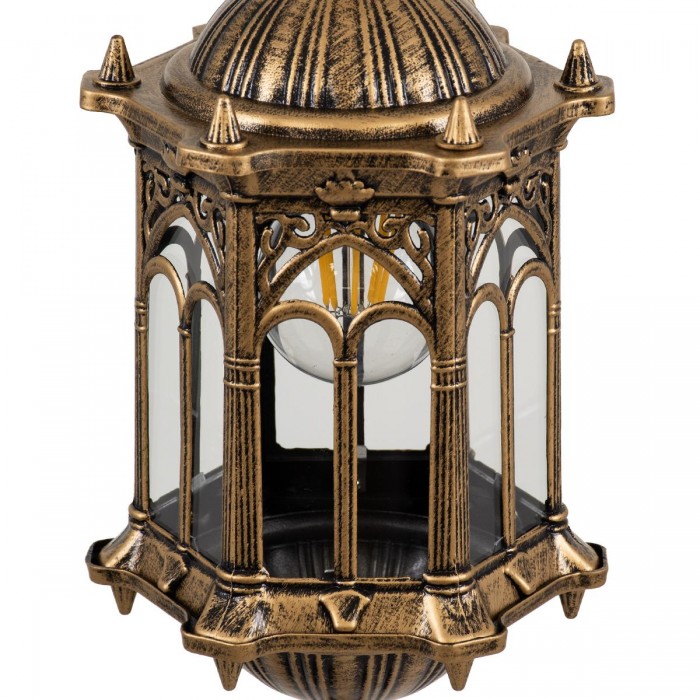 GloboStar® DARCY 00656 Vintage Κρεμαστό Φωτιστικό Οροφής Μονόφωτο 1 x E27 Μπρούτζινο Μεταλλικό Πλέγμα Φ15.5 x Y32.5cm GloboStar® DARCY 00656 Vintage Κρεμαστό Φωτιστικό Οροφής Μονόφωτο 1 x E27 Μπρούτζινο Μεταλλικό Πλέγμα Φ15.5 x Y32.5cm