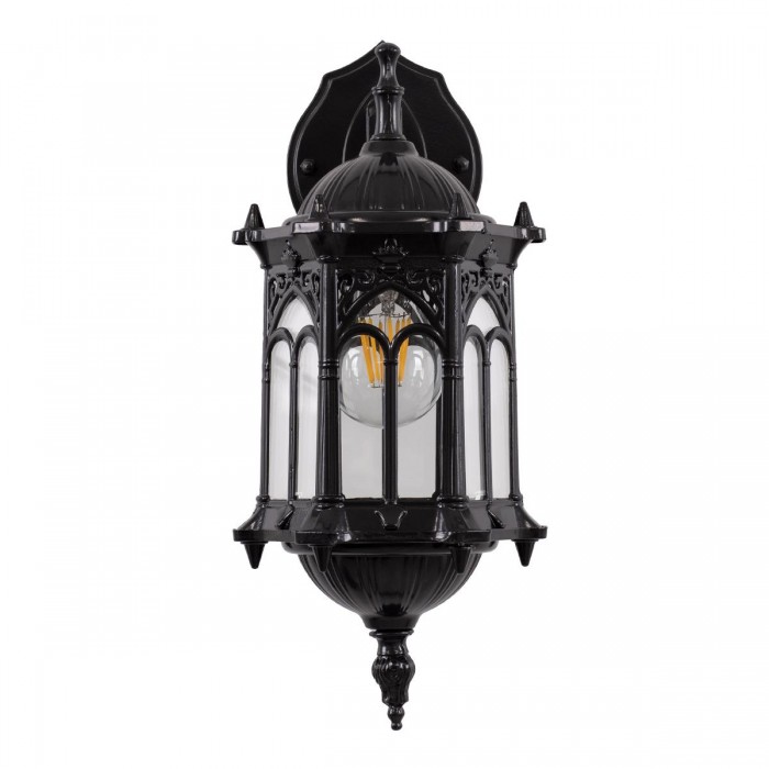GloboStar® DARCY 00657 Vintage Φωτιστικό Τοίχου Απλίκα Μονόφωτο Μαύρο Μεταλλικό Πλέγμα Φ15.5 x Y34.5cm GloboStar® DARCY 00657 Vintage Φωτιστικό Τοίχου Απλίκα Μονόφωτο Μαύρο Μεταλλικό Πλέγμα Φ15.5 x Y34.5cm