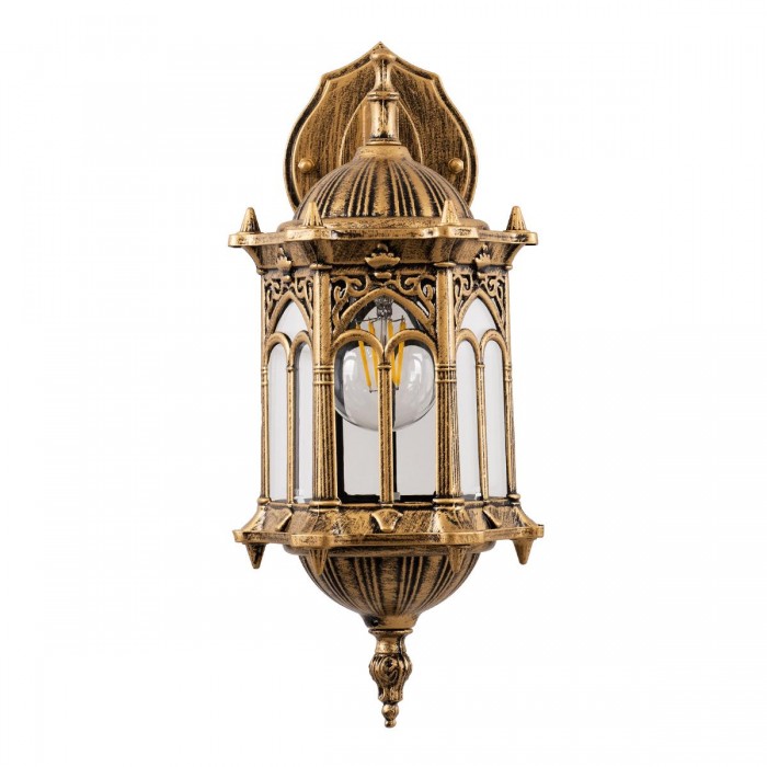 GloboStar® DARCY 00658 Vintage Φωτιστικό Τοίχου Απλίκα Μονόφωτο Μπρούτζινο Μεταλλικό Πλέγμα Φ15.5 x Y34.5cm GloboStar® DARCY 00658 Vintage Φωτιστικό Τοίχου Απλίκα Μονόφωτο Μπρούτζινο Μεταλλικό Πλέγμα Φ15.5 x Y34.5cm