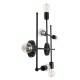 GloboStar® PIPING 00664-1 Vintage Industrial Φωτιστικό Οροφής Πολύφωτο Μαύρο Μεταλλικό Πλέγμα Μ66 x Π9.5 x Υ49cm GloboStar® PIPING 00664-1 Vintage Industrial Φωτιστικό Οροφής Πολύφωτο Μαύρο Μεταλλικό Πλέγμα Μ66 x Π9.5 x Υ49cm