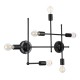 GloboStar® PIPING 00664 Vintage Industrial Επιτοίχιο Φωτιστικό Πολύφωτο Μαύρο Μεταλλικό Πλέγμα Μ66 x Π9.5 x Υ49cm GloboStar® PIPING 00664 Vintage Industrial Επιτοίχιο Φωτιστικό Πολύφωτο Μαύρο Μεταλλικό Πλέγμα Μ66 x Π9.5 x Υ49cm