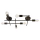 GloboStar® PIPING 00666-1 Vintage Industrial Φωτιστικό Οροφής Πολύφωτο Μπρούτζινο Μεταλλικό Πλέγμα Μ66 x Π9.5 x Υ49cm GloboStar® PIPING 00666-1 Vintage Industrial Φωτιστικό Οροφής Πολύφωτο Μπρούτζινο Μεταλλικό Πλέγμα Μ66 x Π9.5 x Υ49cm