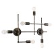 GloboStar® PIPING 00666 Vintage Industrial Επιτοίχιο Φωτιστικό Πολύφωτο Μπρούτζινο Μεταλλικό Πλέγμα Μ66 x Π9.5 x Υ49cm GloboStar® PIPING 00666 Vintage Industrial Επιτοίχιο Φωτιστικό Πολύφωτο Μπρούτζινο Μεταλλικό Πλέγμα Μ66 x Π9.5 x Υ49cm