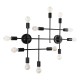 GloboStar® PIPING 00667-1 Vintage Industrial Φωτιστικό Οροφής Πολύφωτο Μαύρο Μεταλλικό Πλέγμα Μ78.5 x Π9.5 x Υ64cm GloboStar® PIPING 00667-1 Vintage Industrial Φωτιστικό Οροφής Πολύφωτο Μαύρο Μεταλλικό Πλέγμα Μ78.5 x Π9.5 x Υ64cm
