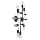 GloboStar® PIPING 00667-1 Vintage Industrial Φωτιστικό Οροφής Πολύφωτο Μαύρο Μεταλλικό Πλέγμα Μ78.5 x Π9.5 x Υ64cm GloboStar® PIPING 00667-1 Vintage Industrial Φωτιστικό Οροφής Πολύφωτο Μαύρο Μεταλλικό Πλέγμα Μ78.5 x Π9.5 x Υ64cm