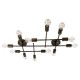 GloboStar® PIPING 00669-1 Vintage Industrial Φωτιστικό Οροφής Πολύφωτο Μπρούτζινο Μεταλλικό Πλέγμα Μ78.5 x Π9.5 x Υ64cm GloboStar® PIPING 00669-1 Vintage Industrial Φωτιστικό Οροφής Πολύφωτο Μπρούτζινο Μεταλλικό Πλέγμα Μ78.5 x Π9.5 x Υ64cm
