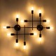 GloboStar® PIPING 00669-1 Vintage Industrial Φωτιστικό Οροφής Πολύφωτο Μπρούτζινο Μεταλλικό Πλέγμα Μ78.5 x Π9.5 x Υ64cm GloboStar® PIPING 00669-1 Vintage Industrial Φωτιστικό Οροφής Πολύφωτο Μπρούτζινο Μεταλλικό Πλέγμα Μ78.5 x Π9.5 x Υ64cm