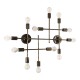 GloboStar® PIPING 00669-1 Vintage Industrial Φωτιστικό Οροφής Πολύφωτο Μπρούτζινο Μεταλλικό Πλέγμα Μ78.5 x Π9.5 x Υ64cm GloboStar® PIPING 00669-1 Vintage Industrial Φωτιστικό Οροφής Πολύφωτο Μπρούτζινο Μεταλλικό Πλέγμα Μ78.5 x Π9.5 x Υ64cm