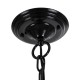 GloboStar® DARCY 00672 Vintage Κρεμαστό Φωτιστικό Οροφής Μονόφωτο 1 x E27 Μαύρο Μεταλλικό Φανάρι Πλέγμα Φ35 x Υ61cm GloboStar® DARCY 00672 Vintage Κρεμαστό Φωτιστικό Οροφής Μονόφωτο 1 x E27 Μαύρο Μεταλλικό Φανάρι Πλέγμα Φ35 x Υ61cm