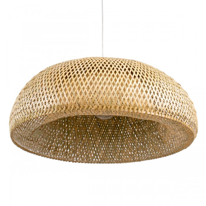 GloboStar® SAN TROPEZ 00674 Vintage Κρεμαστό Φωτιστικό Οροφής Μονόφωτο 1 x E27 Καφέ Ξύλινο Μπαμπού Φ80 x Υ28cm GloboStar® SAN TROPEZ 00674 Vintage Κρεμαστό Φωτιστικό Οροφής Μονόφωτο 1 x E27 Καφέ Ξύλινο Μπαμπού Φ80 x Υ28cm