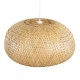 GloboStar® SAN TROPEZ 00674 Vintage Κρεμαστό Φωτιστικό Οροφής Μονόφωτο 1 x E27 Καφέ Ξύλινο Μπαμπού Φ80 x Υ28cm GloboStar® SAN TROPEZ 00674 Vintage Κρεμαστό Φωτιστικό Οροφής Μονόφωτο 1 x E27 Καφέ Ξύλινο Μπαμπού Φ80 x Υ28cm