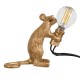 GloboStar® MOUSE 00680 Vintage Επιτραπέζιο Φωτιστικό Πορτατίφ Λαμπατέρ Μονόφωτο με Ντουί 1 x E14 AC 230V Χρυσό Πλαστικό Μ12 x Π4 x Υ10cm GloboStar® MOUSE 00680 Vintage Επιτραπέζιο Φωτιστικό Πορτατίφ Λαμπατέρ Μονόφωτο με Ντουί 1 x E14 AC 230V Χρυσό Πλαστικό Μ12 x Π4 x Υ10cm