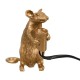 GloboStar® MOUSE 00680 Vintage Επιτραπέζιο Φωτιστικό Πορτατίφ Λαμπατέρ Μονόφωτο με Ντουί 1 x E14 AC 230V Χρυσό Πλαστικό Μ12 x Π4 x Υ10cm GloboStar® MOUSE 00680 Vintage Επιτραπέζιο Φωτιστικό Πορτατίφ Λαμπατέρ Μονόφωτο με Ντουί 1 x E14 AC 230V Χρυσό Πλαστικό Μ12 x Π4 x Υ10cm