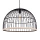 GloboStar® NEVIS 00681 Μοντέρνο Κρεμαστό Φωτιστικό Οροφής Μονόφωτο 1 x E27 Μαύρο Μεταλλικό Καμπάνα Πλέγμα Φ49 x Υ34.5cm GloboStar® NEVIS 00681 Μοντέρνο Κρεμαστό Φωτιστικό Οροφής Μονόφωτο 1 x E27 Μαύρο Μεταλλικό Καμπάνα Πλέγμα Φ49 x Υ34.5cm