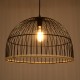GloboStar® NEVIS 00681 Μοντέρνο Κρεμαστό Φωτιστικό Οροφής Μονόφωτο 1 x E27 Μαύρο Μεταλλικό Καμπάνα Πλέγμα Φ49 x Υ34.5cm GloboStar® NEVIS 00681 Μοντέρνο Κρεμαστό Φωτιστικό Οροφής Μονόφωτο 1 x E27 Μαύρο Μεταλλικό Καμπάνα Πλέγμα Φ49 x Υ34.5cm