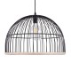 GloboStar® NEVIS 00681 Μοντέρνο Κρεμαστό Φωτιστικό Οροφής Μονόφωτο 1 x E27 Μαύρο Μεταλλικό Καμπάνα Πλέγμα Φ49 x Υ34.5cm GloboStar® NEVIS 00681 Μοντέρνο Κρεμαστό Φωτιστικό Οροφής Μονόφωτο 1 x E27 Μαύρο Μεταλλικό Καμπάνα Πλέγμα Φ49 x Υ34.5cm