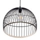 GloboStar® NEVIS 00681 Μοντέρνο Κρεμαστό Φωτιστικό Οροφής Μονόφωτο 1 x E27 Μαύρο Μεταλλικό Καμπάνα Πλέγμα Φ49 x Υ34.5cm GloboStar® NEVIS 00681 Μοντέρνο Κρεμαστό Φωτιστικό Οροφής Μονόφωτο 1 x E27 Μαύρο Μεταλλικό Καμπάνα Πλέγμα Φ49 x Υ34.5cm