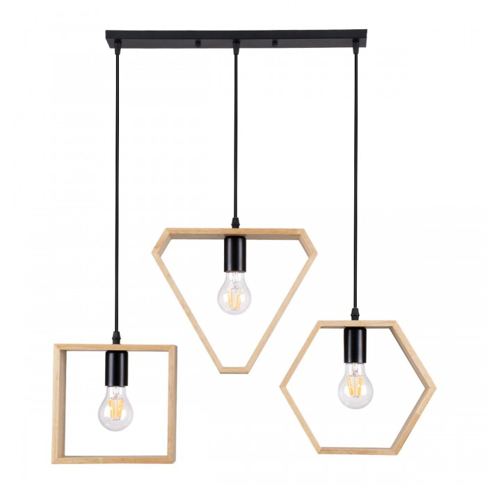 GloboStar® ELISE 00682 Μοντέρνο Κρεμαστό Φωτιστικό Οροφής Τρίφωτο 3 x E27 Μπεζ Μεταλλικό Ξύλινο Δρυς Ράγα Μ76 x Π8 x Υ130cm GloboStar® ELISE 00682 Μοντέρνο Κρεμαστό Φωτιστικό Οροφής Τρίφωτο 3 x E27 Μπεζ Μεταλλικό Ξύλινο Δρυς Ράγα Μ76 x Π8 x Υ130cm