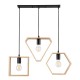 GloboStar® ELISE 00682 Μοντέρνο Κρεμαστό Φωτιστικό Οροφής Τρίφωτο 3 x E27 Μπεζ Μεταλλικό Ξύλινο Δρυς Ράγα Μ76 x Π8 x Υ130cm GloboStar® ELISE 00682 Μοντέρνο Κρεμαστό Φωτιστικό Οροφής Τρίφωτο 3 x E27 Μπεζ Μεταλλικό Ξύλινο Δρυς Ράγα Μ76 x Π8 x Υ130cm