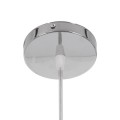 GloboStar® TAHITI 00710 Vintage Κρεμαστό Φωτιστικό Οροφής Μονόφωτο 1 x E27 Μπεζ Ξύλινο Μπαμπού Φ38 x Y50cm
