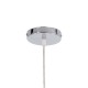 GloboStar® JAKARTA 00712 Vintage Κρεμαστό Φωτιστικό Οροφής Μονόφωτο 1 x E27 Μπέζ Ξύλινο Ψάθινο Μπαμπού Καμπάνα Φ50 x Y36cm