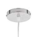 GloboStar® MANILA 00713 Vintage Κρεμαστό Φωτιστικό Οροφής Μονόφωτο 1 x E27 Μπέζ Ξύλινο Ψάθινο Μπαμπού Καμπάνα Φ50 x Y70cm